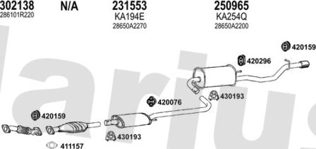 Klarius 500183E - Ispušni sistem www.molydon.hr