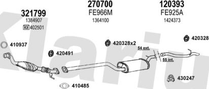 Klarius 361738E - Ispušni sistem www.molydon.hr