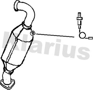 Klarius 323955 - Katalizator www.molydon.hr