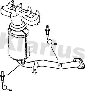 Klarius 322896 - Katalizator www.molydon.hr