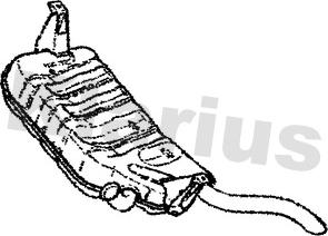 Klarius 240890 - Zadnji Ispušni lonac www.molydon.hr