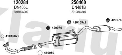 Klarius 270342E - Ispušni sistem www.molydon.hr