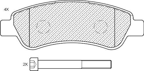 Klaxcar France 24913z - Komplet Pločica, disk-kočnica www.molydon.hr