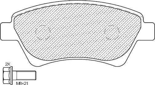 Klaxcar France 24987z - Komplet Pločica, disk-kočnica www.molydon.hr