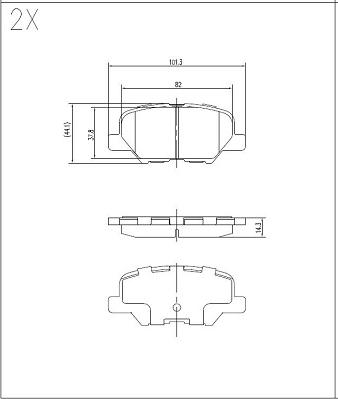 Klaxcar France 24663z - Komplet Pločica, disk-kočnica www.molydon.hr