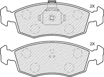 Klaxcar France 24617z - Komplet Pločica, disk-kočnica www.molydon.hr