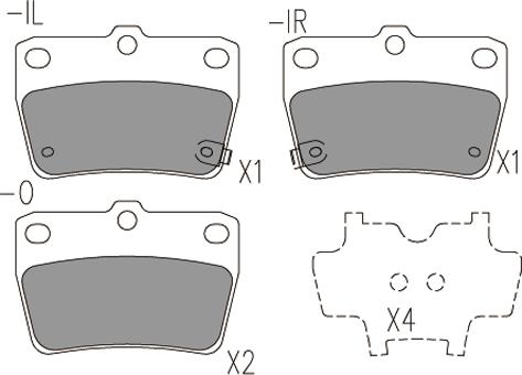 Klaxcar France 24047z - Komplet Pločica, disk-kočnica www.molydon.hr