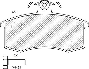 Klaxcar France 24057z - Komplet Pločica, disk-kočnica www.molydon.hr