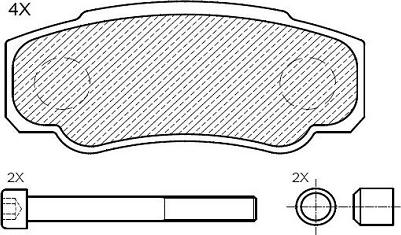 Klaxcar France 24169z - Komplet Pločica, disk-kočnica www.molydon.hr