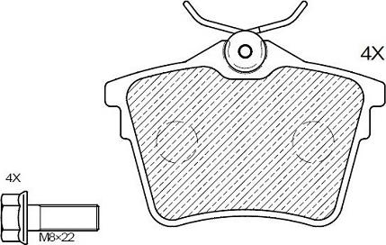 Klaxcar France 24114z - Komplet Pločica, disk-kočnica www.molydon.hr