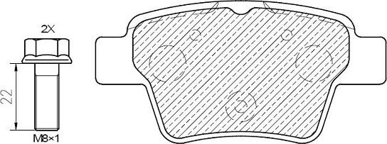 Klaxcar France 24183z - Komplet Pločica, disk-kočnica www.molydon.hr