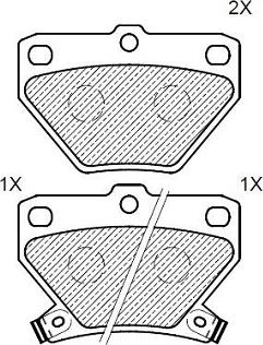 Klaxcar France 24122z - Komplet Pločica, disk-kočnica www.molydon.hr