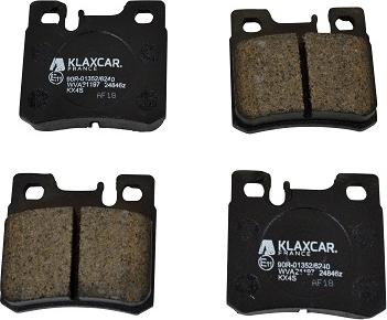 Klaxcar France 24846z - Komplet Pločica, disk-kočnica www.molydon.hr