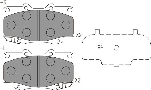 Klaxcar France 24789z - Komplet Pločica, disk-kočnica www.molydon.hr