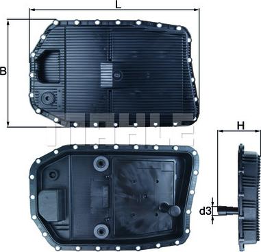 KNECHT HX 154 - Korito za ulje, automatski mjenjač www.molydon.hr