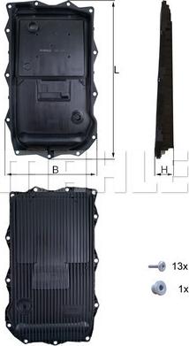 KNECHT HX 184 KIT - Korito za ulje, automatski mjenjač www.molydon.hr