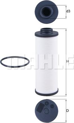 KNECHT HX 186D - Hidraulicni filter, automatski mjenjač www.molydon.hr