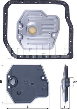 KNECHT HX 245D - Hidraulicni filter, automatski mjenjač www.molydon.hr