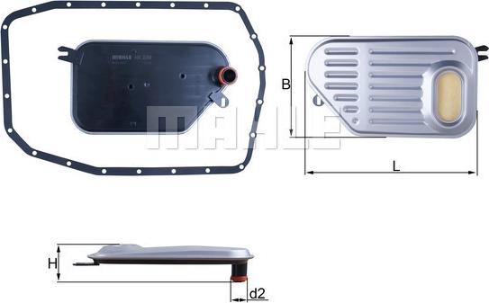 KNECHT HX 239D - Hidraulicni filter, automatski mjenjač www.molydon.hr