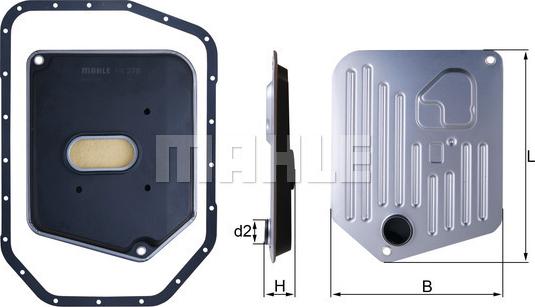 KNECHT HX 278D - Hidraulicni filter, automatski mjenjač www.molydon.hr