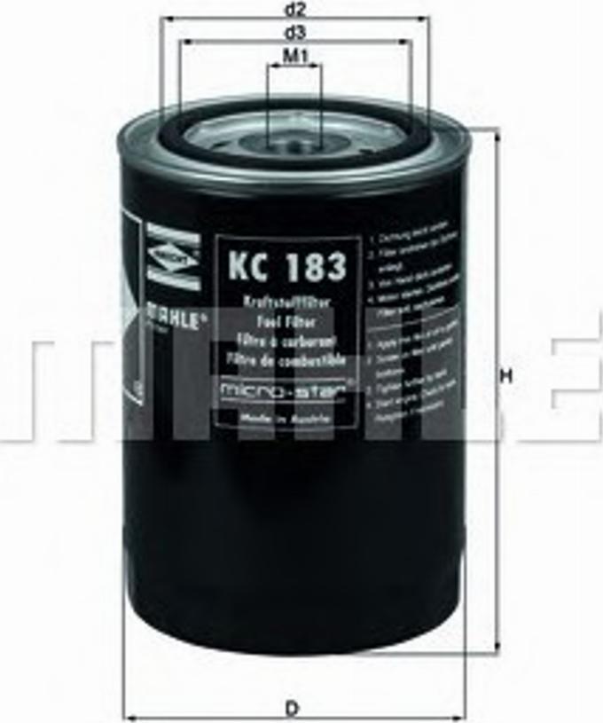 KNECHT KC 183 - Filter za gorivo www.molydon.hr