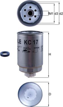 KNECHT KC 17D - Filter za gorivo www.molydon.hr