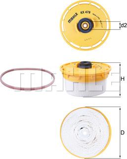 KNECHT KX 479D - Filter za gorivo www.molydon.hr