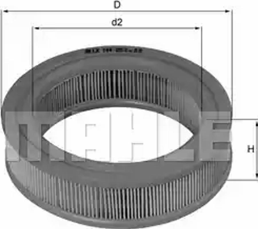 KNECHT LX 144 - Filter za zrak www.molydon.hr