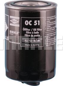 KNECHT OC 51 OF - Filter za ulje www.molydon.hr