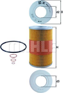 KNECHT OX 44D - Filter za ulje www.molydon.hr