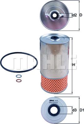 KNECHT OX 78D - Filter za ulje www.molydon.hr