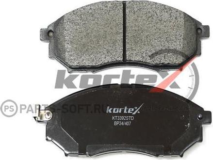 Kortex KT3392STD - Komplet Pločica, disk-kočnica www.molydon.hr