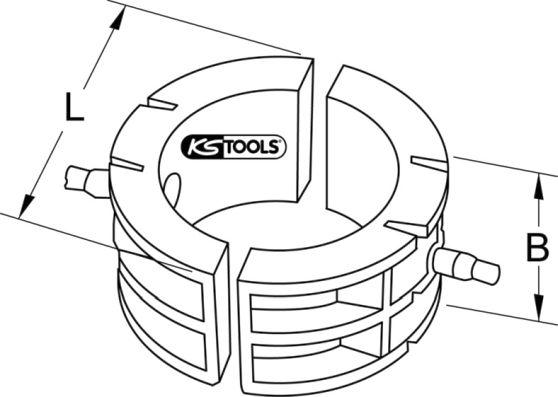 KS Tools 400.1155 - Alat za montažu, bregasta osovina www.molydon.hr