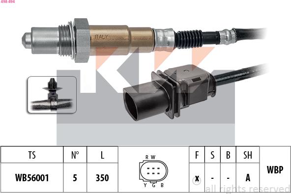 KW 498 494 - Lambda-sonda www.molydon.hr