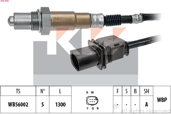 KW 498 490 - Lambda-sonda www.molydon.hr