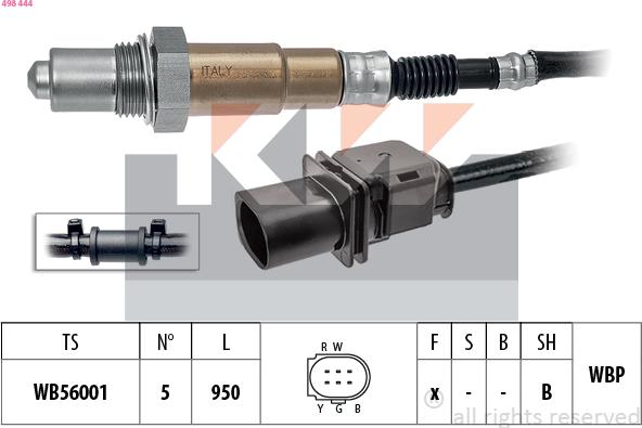 KW 498 444 - Lambda-sonda www.molydon.hr