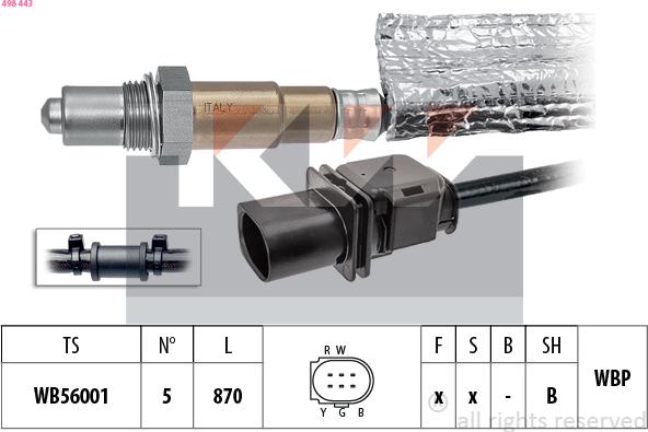 KW 498 443 - Lambda-sonda www.molydon.hr