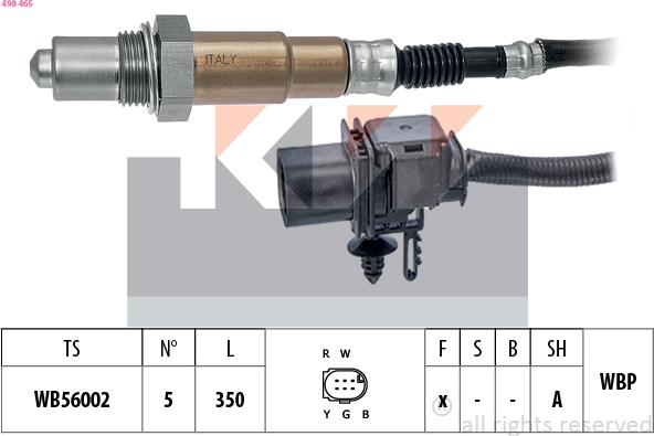 KW 498 465 - Lambda-sonda www.molydon.hr