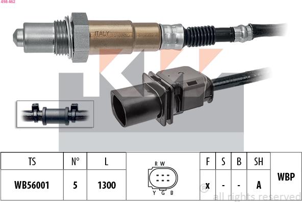 KW 498 462 - Lambda-sonda www.molydon.hr