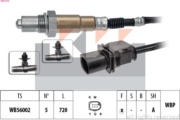 KW 498 478 - Lambda-sonda www.molydon.hr