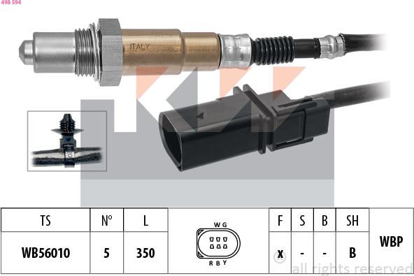 KW 498 594 - Lambda-sonda www.molydon.hr