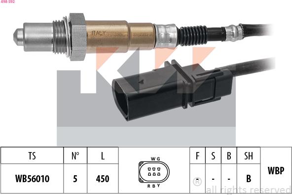 KW 498 592 - Lambda-sonda www.molydon.hr