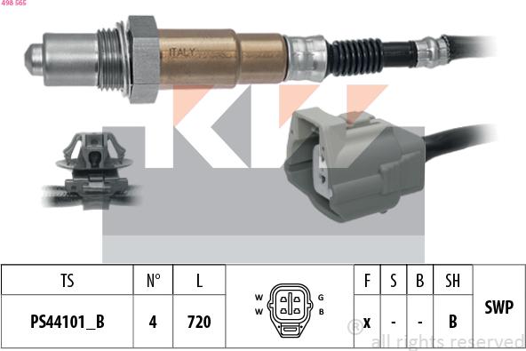 KW 498 565 - Lambda-sonda www.molydon.hr