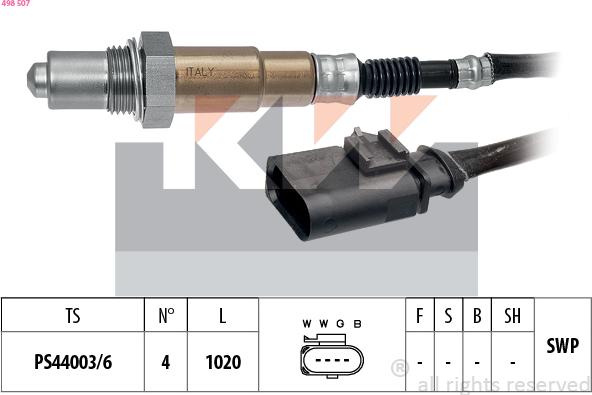 KW 498 507 - Lambda-sonda www.molydon.hr