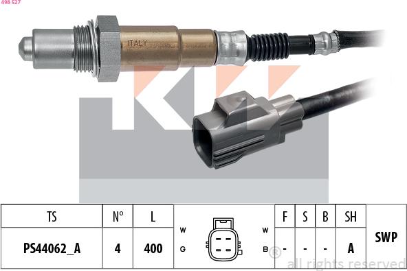 KW 498 527 - Lambda-sonda www.molydon.hr