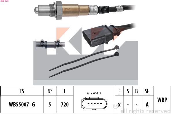 KW 498 575 - Lambda-sonda www.molydon.hr