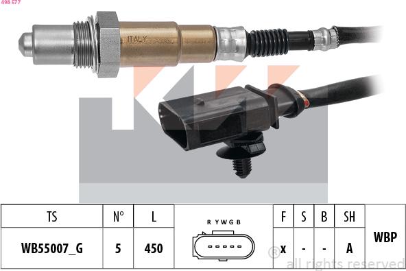 KW 498 577 - Lambda-sonda www.molydon.hr