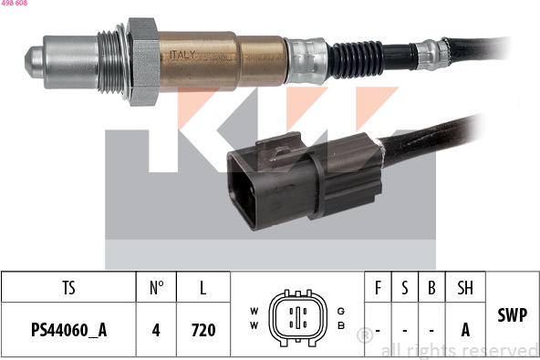 KW 498 608 - Lambda-sonda www.molydon.hr