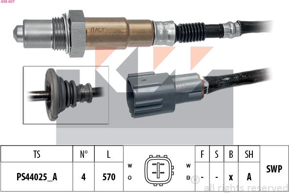 KW 498 607 - Lambda-sonda www.molydon.hr