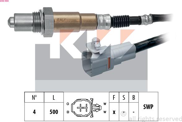 KW 498 090 - Lambda-sonda www.molydon.hr